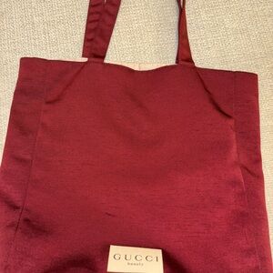 Gucci Deep Red Tote Bag